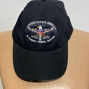 Head To‎ Toe Men's Navy Strapback Torches Across America Baseball Cap Adjustable